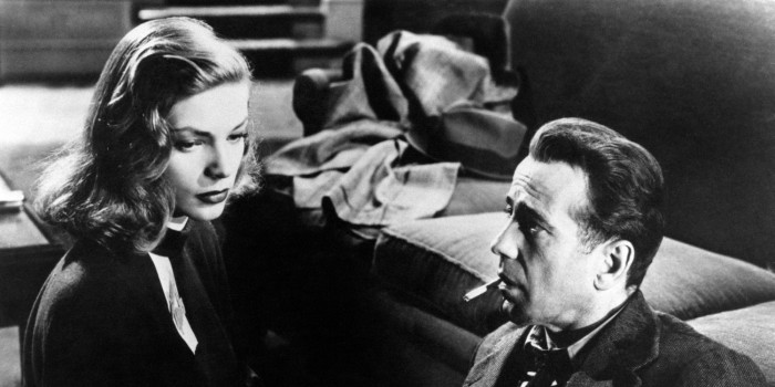 Humphrey Bogart And Lauren Bacall In The Big Sleep