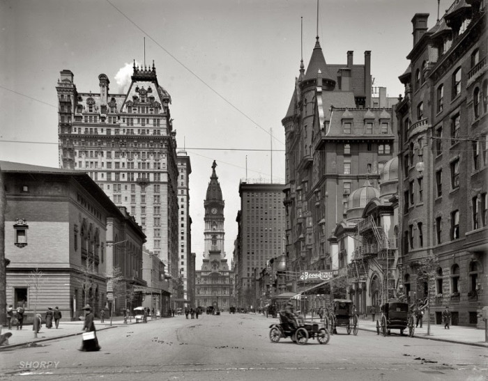 13-Broad-Street-north-of-Spruce-Street-Philadelphia-1905