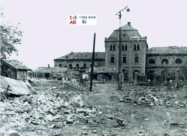gara arad bombardata in 1944