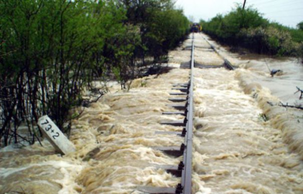 inundatii cale ferata