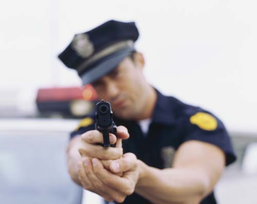 cop gun