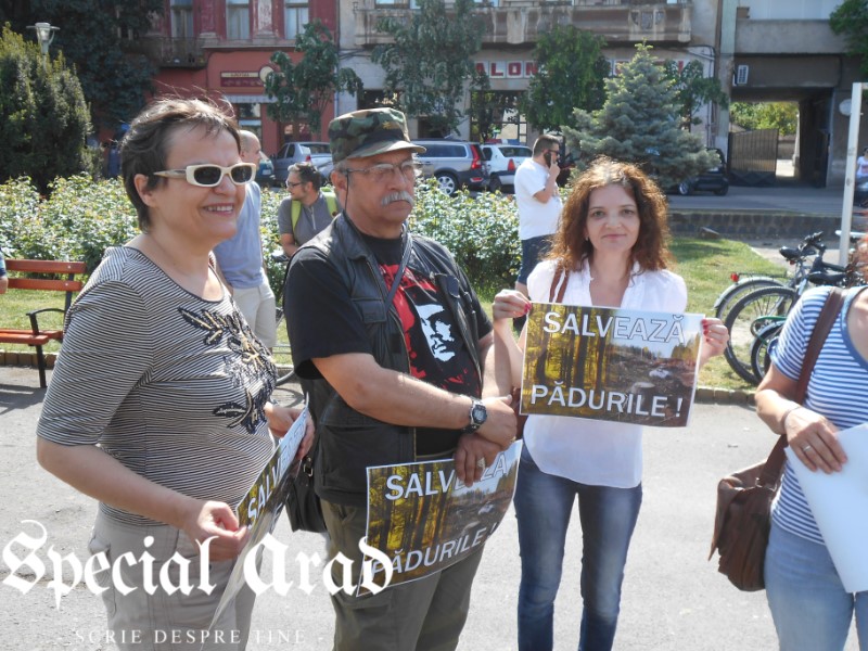 protest salvati padurile romaniei arad (1)