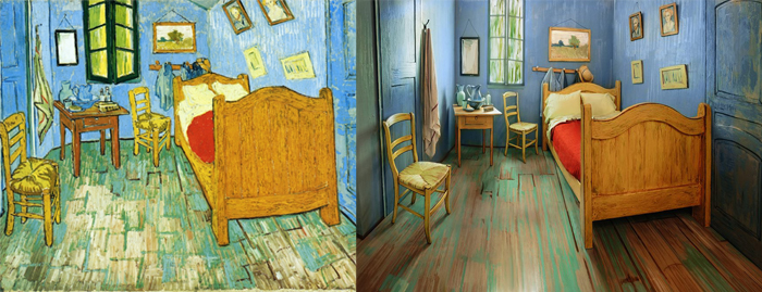 Camera lui Van Gogh din Arles recreat