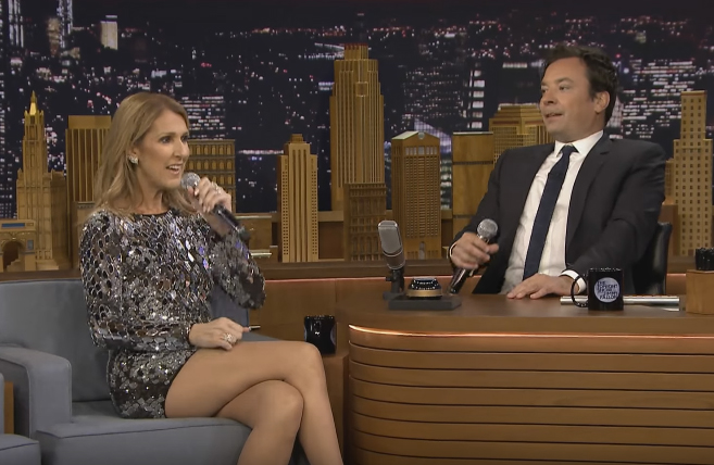 Celine Dion The Tonight Show with Jimmy Fallon