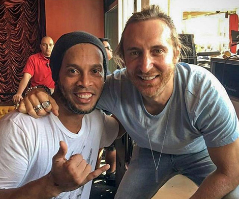 Ronaldinho și David Guetta