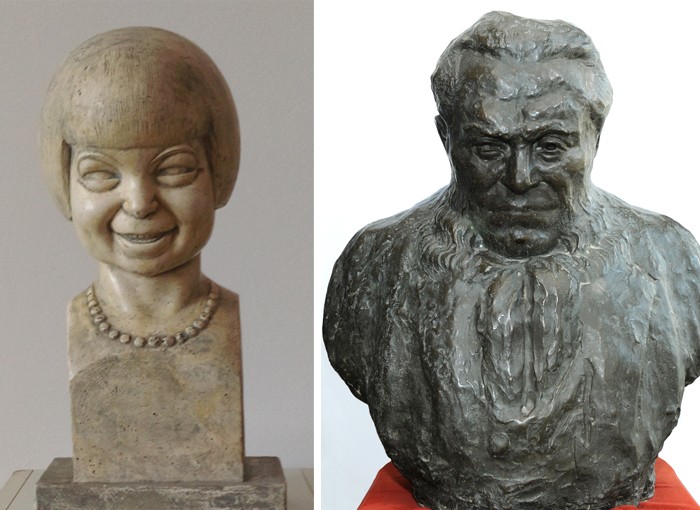 „Cap de fetiță” și bustul lui A.D. Xenopol - de Romul Ladea
