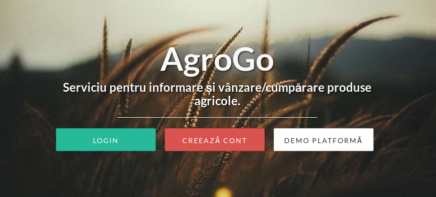 6. AgroGo Landing Page
