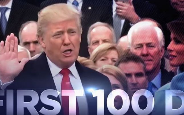 trump first 100 days