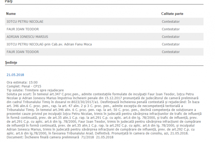 proces Iotcu Faur