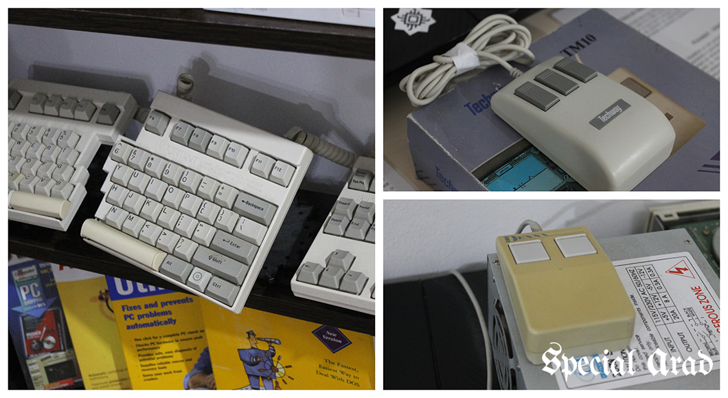 tastatura si mouse uri Muzeu Retro IT Arad
