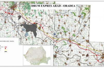 plansa drum expres Arad-Oradea