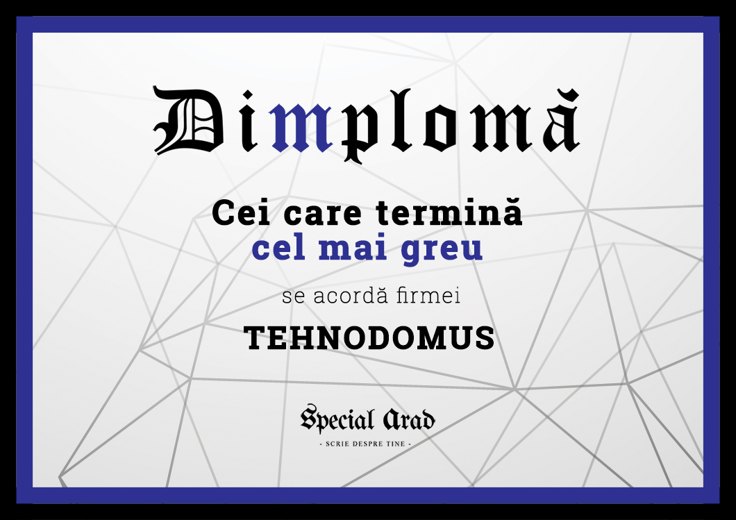 DIMPLOMA TEHNODOMUS