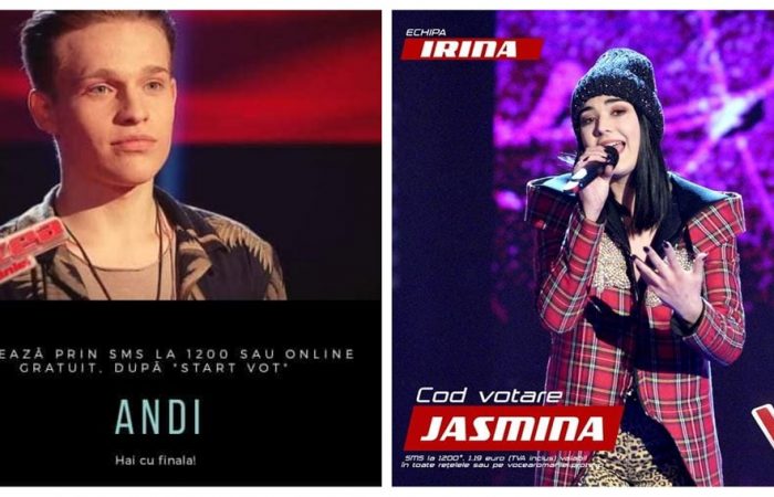 Arădenii Andi Țolea și Jasmina Răsădean ajung în finala Vocea României 2019