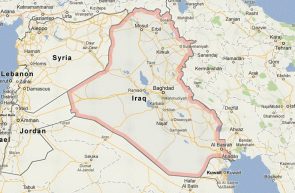 map of iraq small