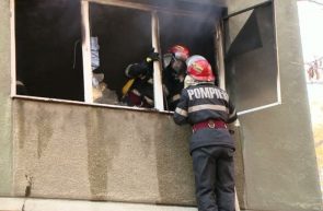 incendiu apartament