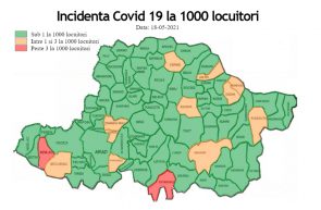 Incidenta Covid 19 la 1000 locuitori 18 05 Arad