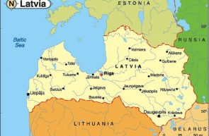 harta politica Letonia