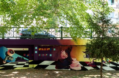 pictura murala - citizenit - parcul eminescu