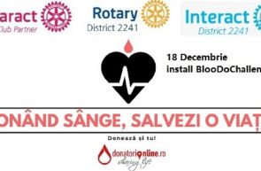 afis Rotary doneaza sange