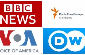 BBC Voice of America Radio Europa Liberă Deutsche Welle
