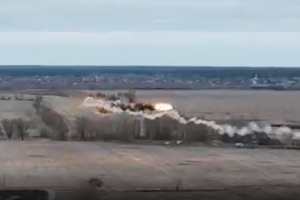 imapct racheta elicopter Ucraina
