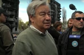Antonio Guterres video Sky News