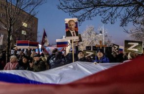 proteste pro Putin Blegrad