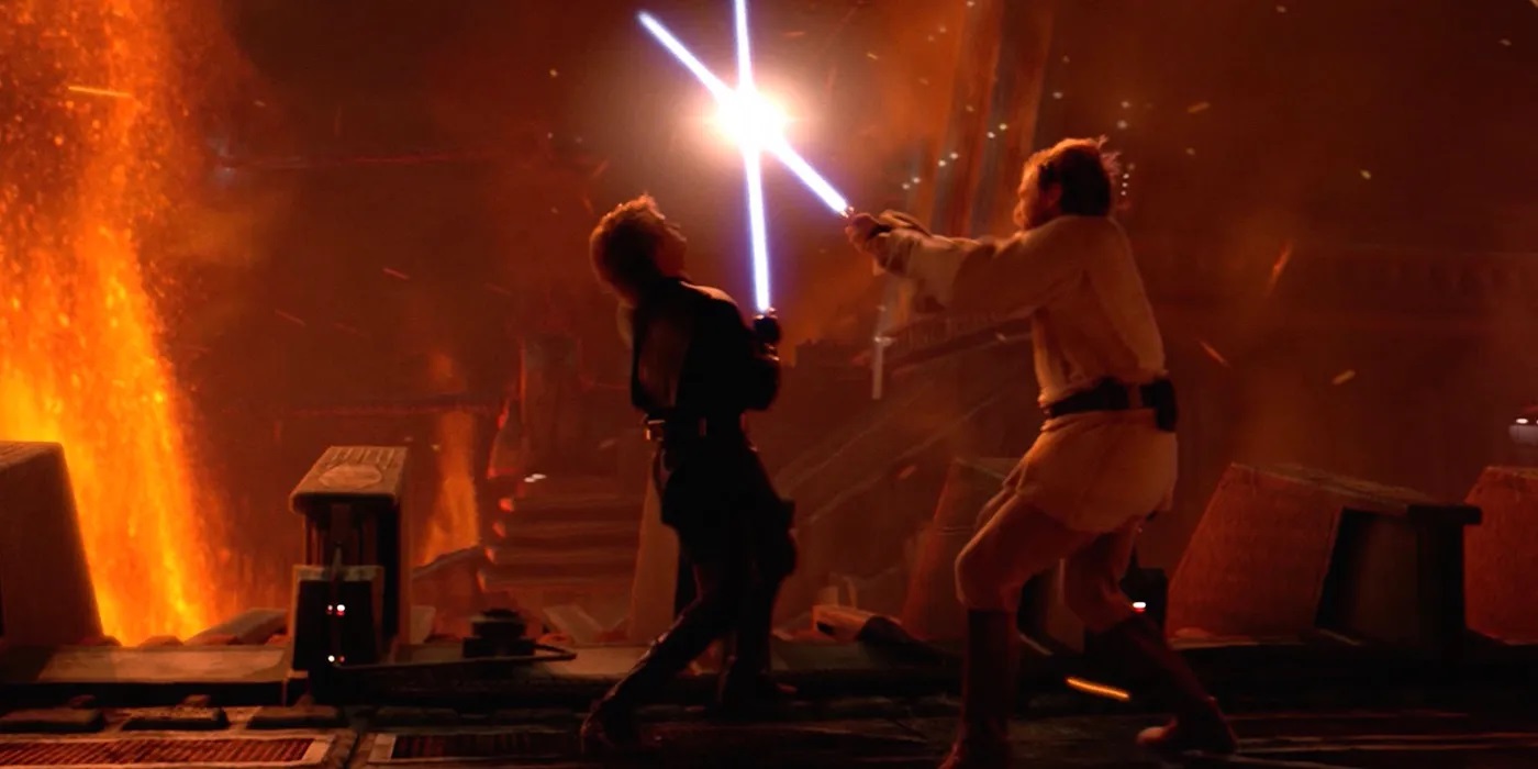 Anakin Obi Wan Mustafar fight