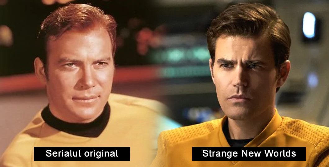 Kirk Star Trek TOS vs Strange New Worlds