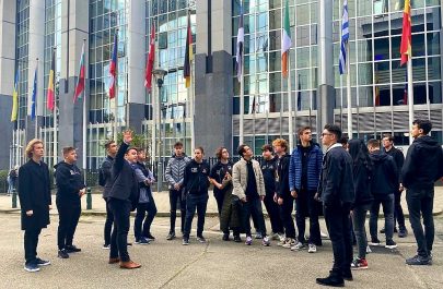 botos - elevi vizita parlamentul european 4