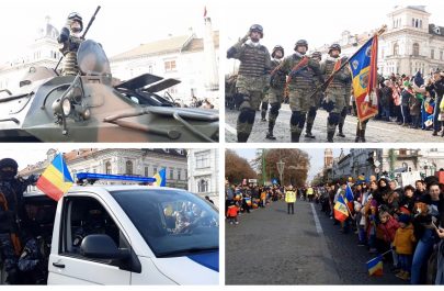 Ziua Națională a României, marcată la Arad prin ceremonii religioase, depuneri de coroane și tradiționala paradă militară | Video