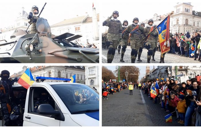 Ziua Națională a României, marcată la Arad prin ceremonii religioase, depuneri de coroane și tradiționala paradă militară | Video