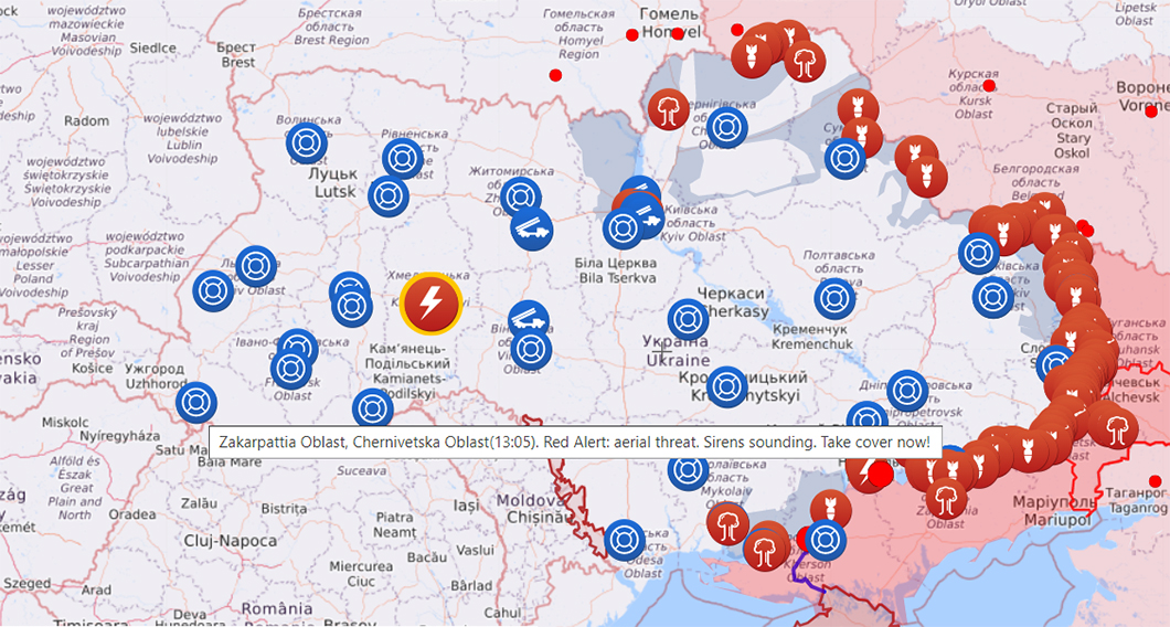 ucraina razboi sirene atac aerian