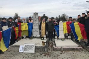 Placă de marmură la Arad în memoria lui Mihai Eminescu