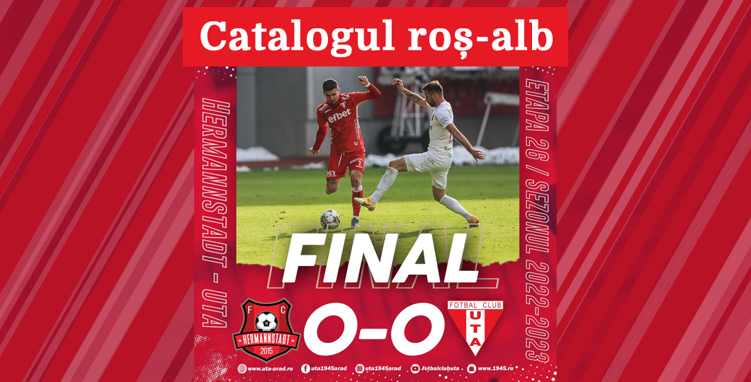 Catalogul roș-alb. Notele jucătorilor echipei arădene, acordate de  cititori, după meciul FC Voluntari – UTA Arad 1-1 · Special Arad