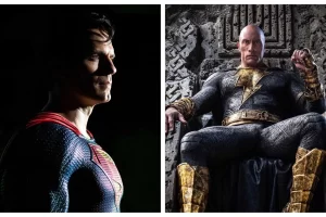 Henry Cavill Superman Dwayne Johnson Black Adam