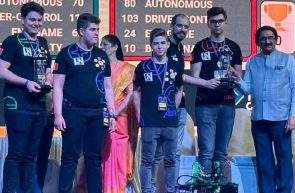 echipa de robotica Infinity Bolt la FIRST Tech Challenge Championship India