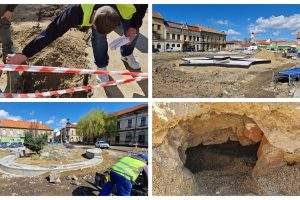 subsol piata catedralei veche canalizare