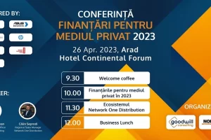 Conferință la Arad - Finanțări pentru mediul privat 2023