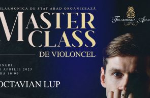 Masterclass de violoncel cu Octavian Lup, la Filarmonica Arad