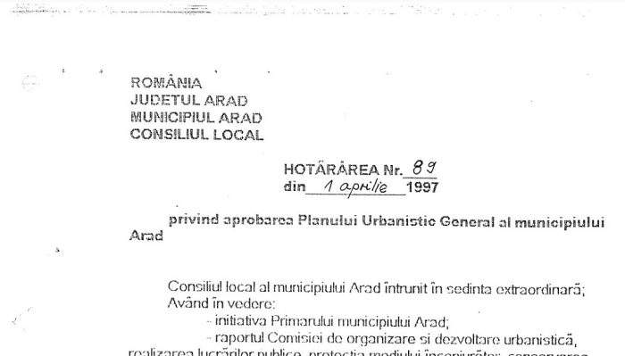 PUG Arad 1997