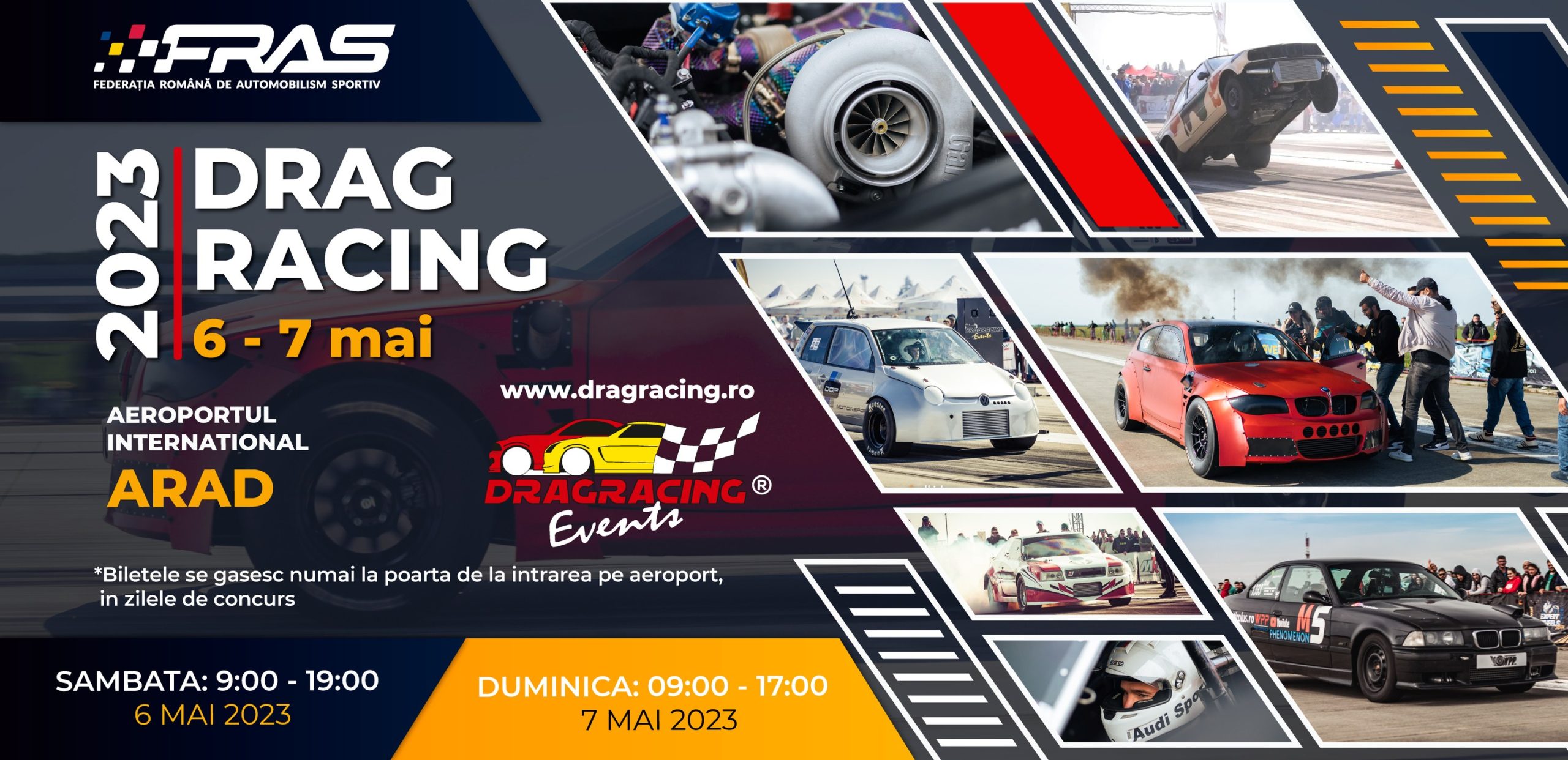 Toate etapele Campionatului Național de Drag Racing 2023 vor avea loc