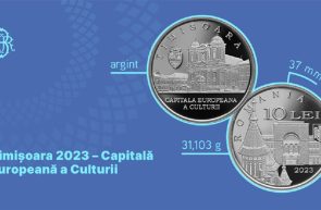 moneda de argint cu tema Timisoara 2023 – Capitala Europeana a Culturii