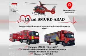15 ani SMURD Arad - Caravana SMURD - elicopterul SMURD - Fii pregatit