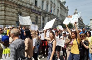 marsul profesorilor protest profesori arad 7