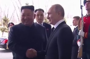 Kim Jong Un a ajuns în Rusia cu trenul său personal pentru întâlnirea cu Vladimir Putin. Foto: captură video TODAY / YouTube