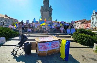 adapost ucraineni protest Avram Iancu