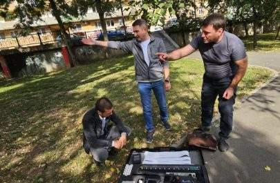 primarul Bibart si Parcul Eminescu