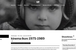 kinema ikon la TIFF - Festivalul Internațional de Film de la Toronto - filme experimentale