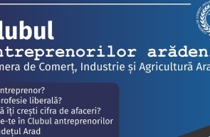 CCIA Arad invită managerii și antreprenorii la Clubul de antreprenoriat